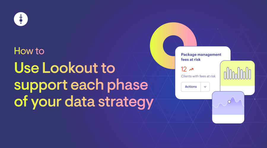 How to use Lookout to support each phase of your data strategy